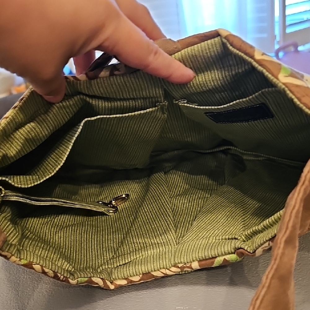 Boho Chic Patterned Shoulder Bag - image 8